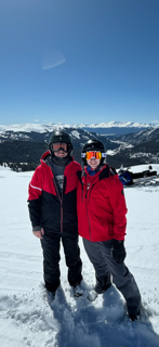 skiing